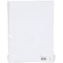 Caoutchouc décoratif - blanc - A4 - 10 pcs