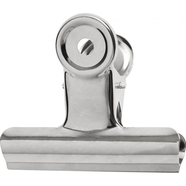 Clip en mtal - argent - 6 pcs