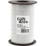 Cordon cadeau - argent - paillettes - 100 m