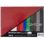 Carton de Nol - couleurs mlanges - A5 - 60 feuilles