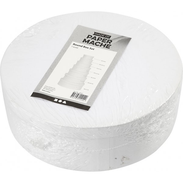 Botes rondes 7 en 1 - blanches