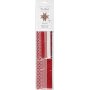 Bandes toiles - rouge - blanc - 6,5+11,5 cm - 60 bandes