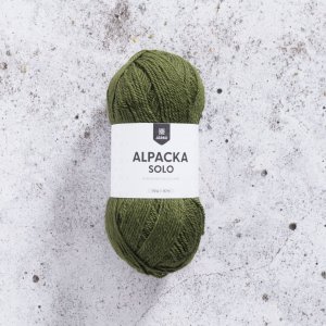 Alpaga Solo 50g - Vert foncé Alpaga Solo 50g - Vert foncé