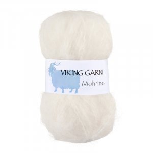 Fil Viking Mohrino 50g - Blanc naturel (502) Fil Viking Mohrino 50g - Blanc naturel (502)