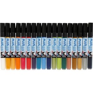 Marqueur Plus Color - couleurs mélangées - 18 pcs Marqueur Plus Color - couleurs mélangées - 18 pcs