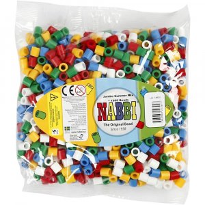 Perles tube NABBI - Jumbo 1000 pcs - Couleurs standards Perles tube NABBI - Jumbo 1000 pcs - Couleurs standards