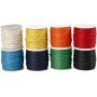 Cordon en coton - couleurs mlanges - 8x40 m