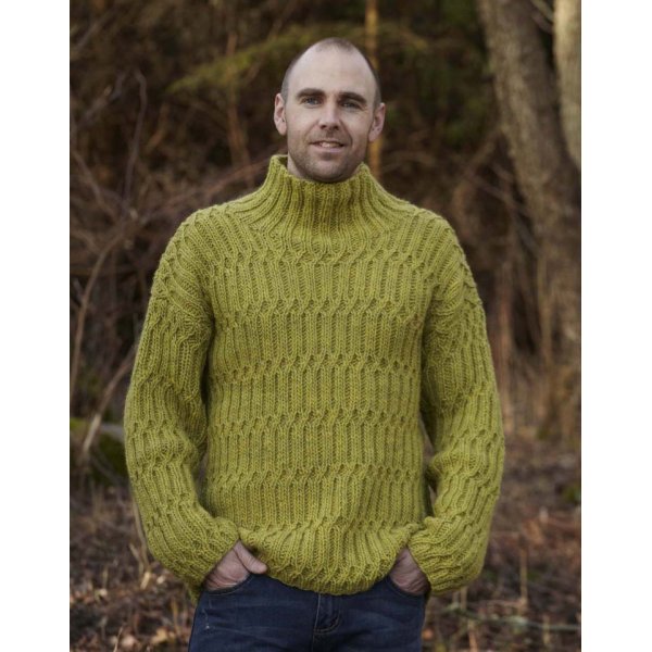 Patron tricot - Patron pull homme épais tricoté