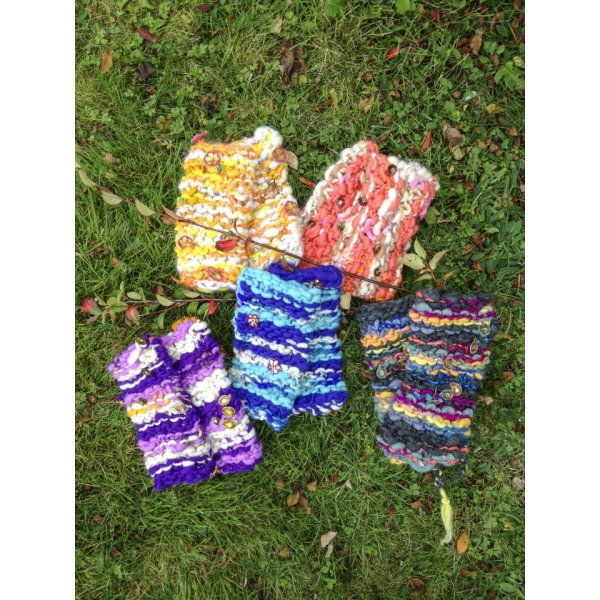 Patrons tricot - Chauffe-pouls rays