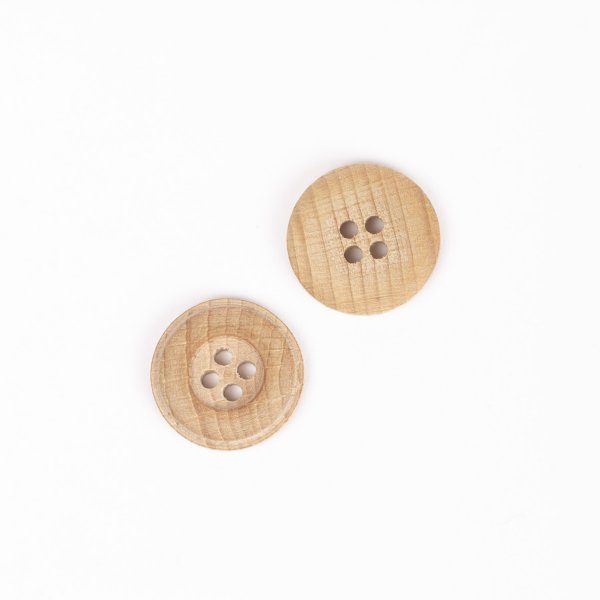 Boutons - Bois de htre - Diffrentes tailles