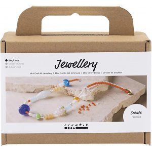 Mini kit DIY bijoux, coloré, collier solide Mini kit DIY bijoux, coloré, collier solide