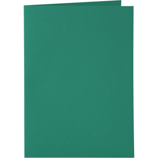 Cartes et enveloppes - vert foncé - 11,5 x 16,5 cm - 6 sets Cartes et enveloppes - vert foncé - 11,5 x 16,5 cm - 6 sets