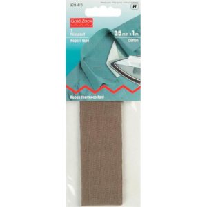 Ruban Team coton (repassable) 3,5x100 cm gris 0,035 m² Ruban Team coton (repassable) 3,5x100 cm gris 0,035 m²