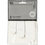 Pompons en papier - blanc - 3 pcs