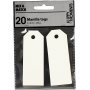 Marqueurs Manille - blanc cass - 20 pcs