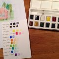 Image client Peinture aquarelle W&N Cotman Water Brush Pen set 12