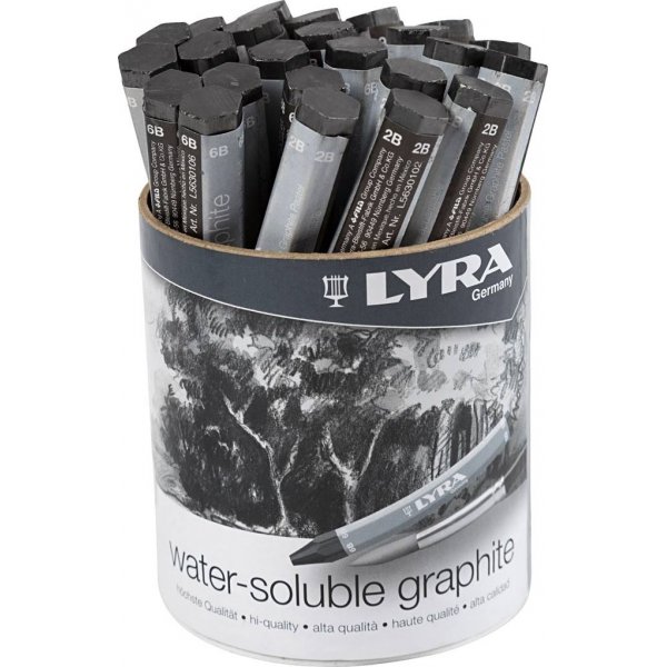 Crayons aquarelle Lyra - graphite - 24 pcs
