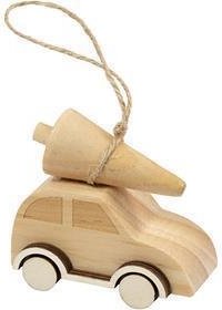 Voiture avec sapin de Nol