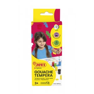 Peinture tempera - Jovi - Gouache 6 couleurs 15 ml Peinture tempera - Jovi - Gouache 6 couleurs 15 ml