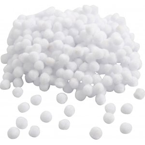 Pompons - blanc - 450 pcs Pompons - blanc - 450 pcs