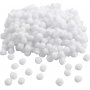 Pompons - blanc - 450 pcs