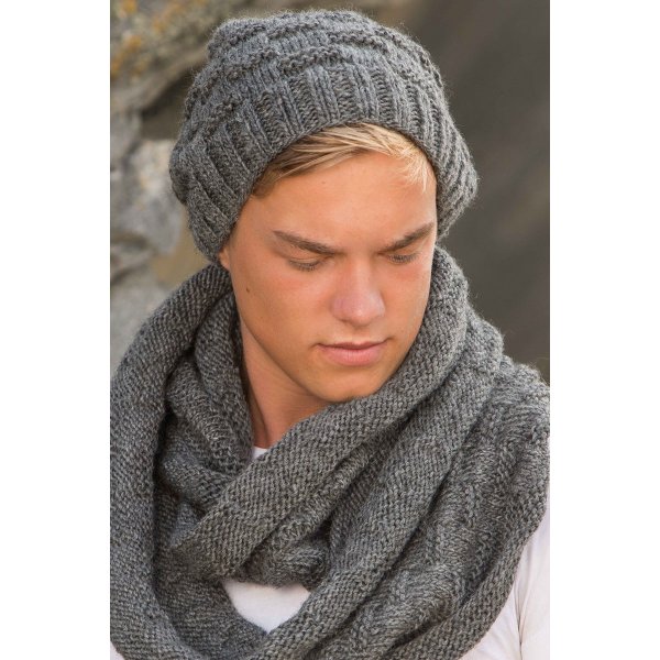 Patron tricot - Col rond et bonnet (1307-10)