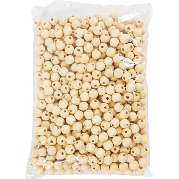 Perles en bois - 15 mm - 500 pcs