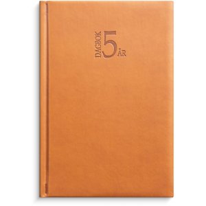 Agenda 5ème anniversaire - Simili cuir Cognac Agenda 5ème anniversaire - Simili cuir Cognac