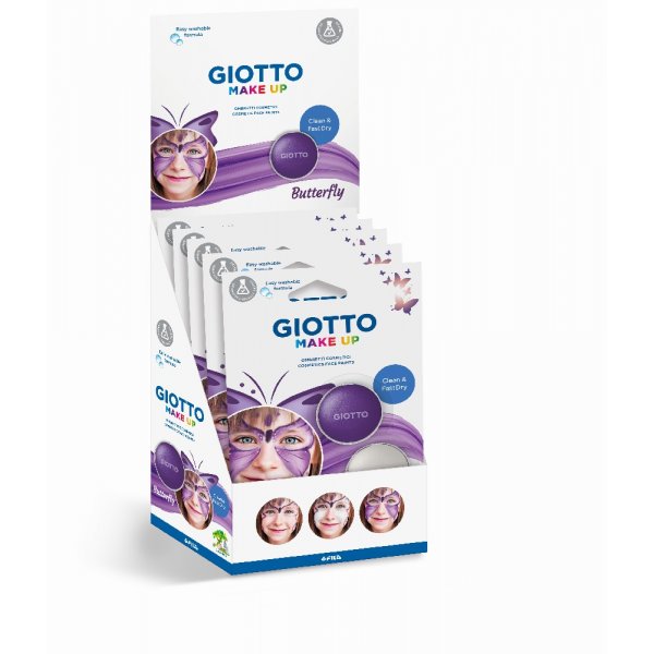 Peinture pour le visage Giotto 3x5 ml - Papillon