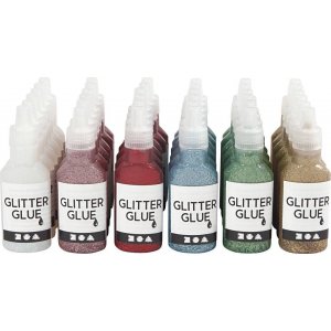 Colle pailletée - 36 x 25 ml Colle pailletée - 36 x 25 ml