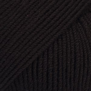 Fil DROPS Baby Merino Uni Color - 50g - Noir (21) Fil DROPS Baby Merino Uni Color - 50g - Noir (21)