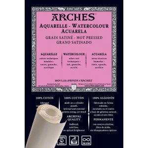 Papier aquarelle Pressé à chaud Rouleau Arches 300g - 9m x 113 cm Papier aquarelle Pressé à chaud Rouleau Arches 300g - 9m x 113 cm