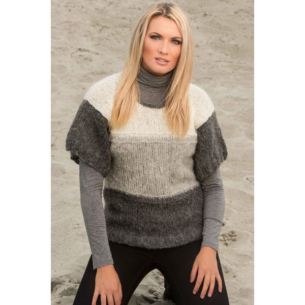 Patron tricot - Pull  manches courtes