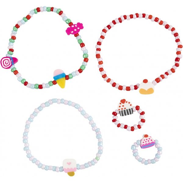 Mini DIY Kit Bijoux - Bracelet lastique et bague