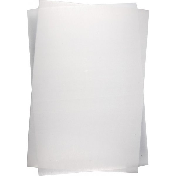 Feuilles plastiques rtractables - Blanc mat - 10 feuilles