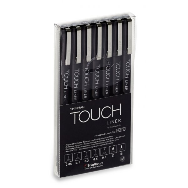 Touch Fineliner - 7 pices