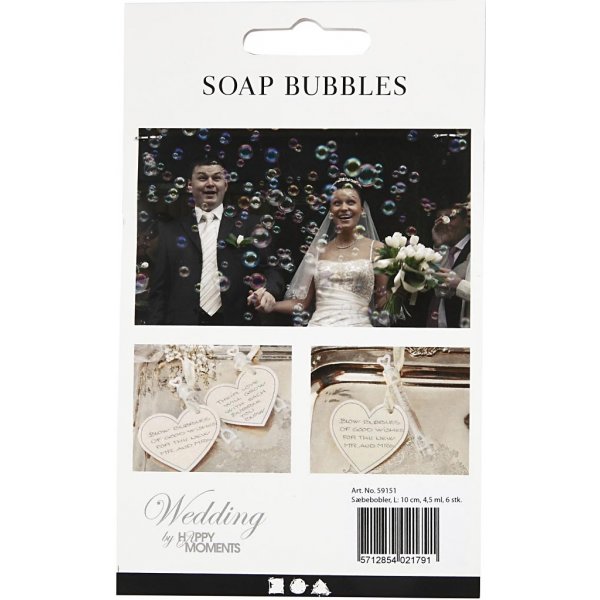 Bulles de savon - 4,5 ml - 6 pcs Bulles de savon - 4,5 ml - 6 pcs