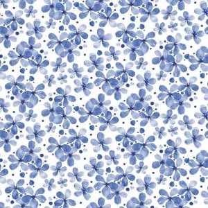 Tissu pour rideaux Cécile bleu- 110 Tissu pour rideaux Cécile bleu- 110