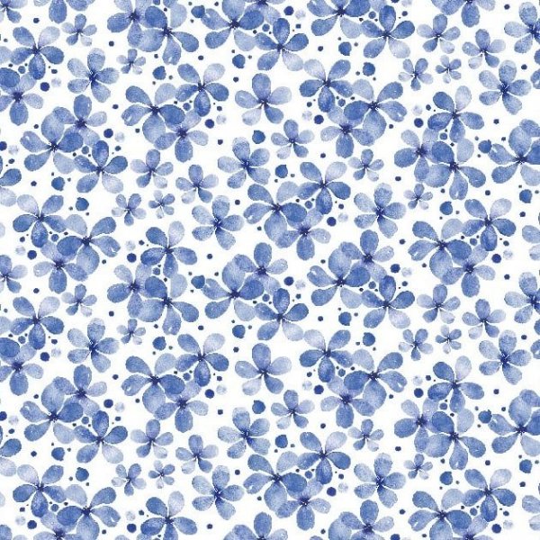 Tissu pour rideaux Ccile bleu- 110