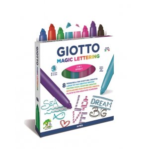 Stylo plume Giotto Magic Lettering - paquet de 8 Stylo plume Giotto Magic Lettering - paquet de 8