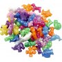 Perles en plastique - couleurs vives - brillantes - 125 ml