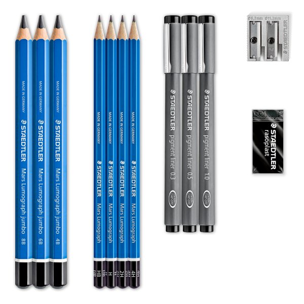 Coffret de dessins Design Journey - 12 pièces Coffret de dessins Design Journey - 12 pièces