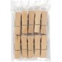 Pinces à linge - 7,2 x 2 cm - 10 pcs