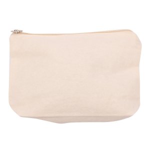 Trousse de toilette 100% coton - Blanc Trousse de toilette 100% coton - Blanc