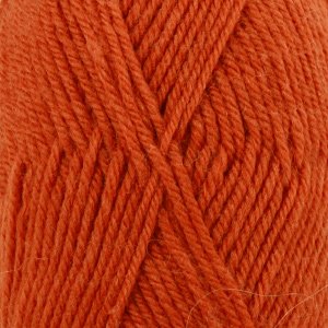 Fil DROPS Karisma Uni Color - 50g - Orange (11) Fil DROPS Karisma Uni Color - 50g - Orange (11)