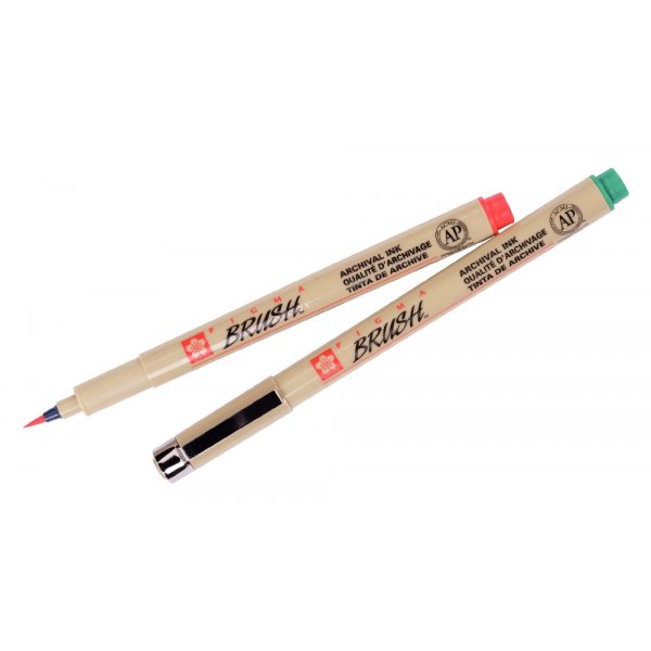 Stylos pinceaux Pigma Brush Rsistant aux rayures - 9 stylos