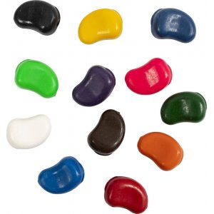 Crayons de couleur - couleurs mélangées - Haricots - 12 pcs Crayons de couleur - couleurs mélangées - Haricots - 12 pcs