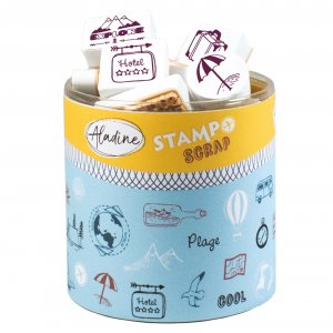 Timbres Stampo 42+1 pièces - Voyage Timbres Stampo 42+1 pièces - Voyage