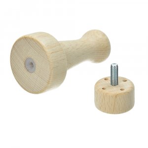 Manche en bois pour 4 aiguilles à feutrer - 1 pc. 2 pièces non assemblées Manche en bois pour 4 aiguilles à feutrer - 1 pc. 2 pièces non assemblées