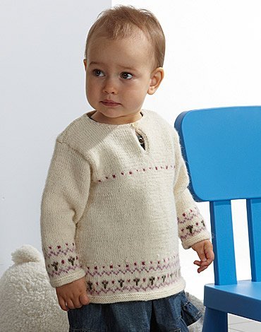 Patron tricot - Tunique et cardigan tricotés avec bordure à motif Patron tricot - Tunique et cardigan tricotés avec bordure à motif